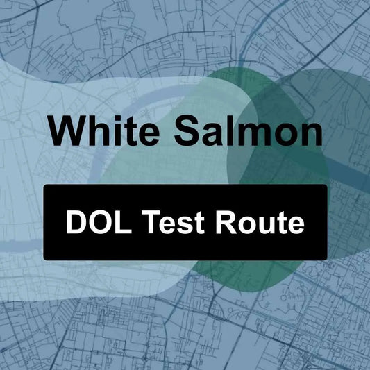 White Salmon, Washington DOL Driving Test Routes