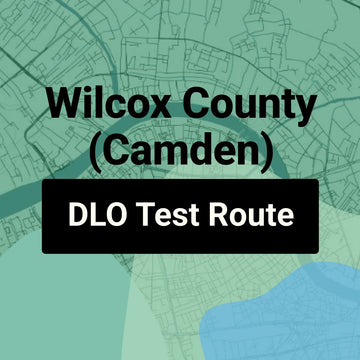 Wilcox County (Camden) Alabama DLO Driving Test Routes