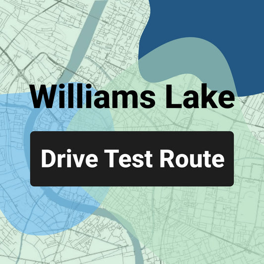 Williams Lake ICBC Road Test Route