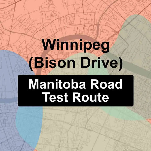 Winnipeg (Bison Drive), Manitoba MPI Driving Test Routes