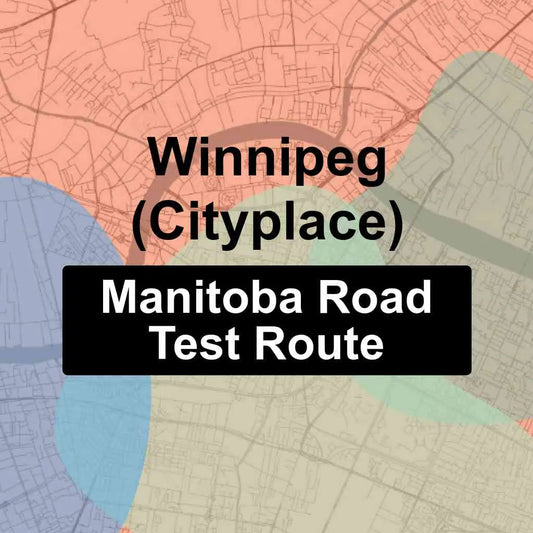 Winnipeg (Cityplace), Manitoba MPI Driving Test Routes