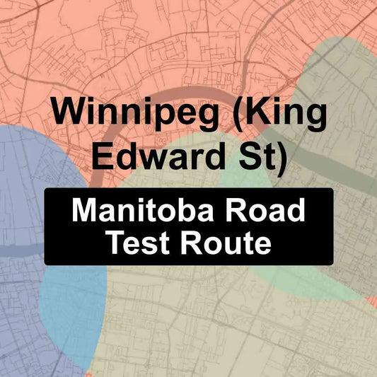 Winnipeg (King Edward St), Manitoba MPI Driving Test Routes