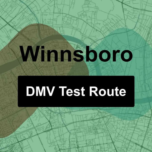 Winnsboro, South Carolina DMV Driving Test Routes
