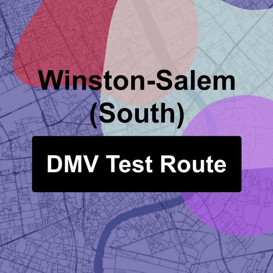 Winston-Salem (South), North Carolina DMV Driving Test Routes