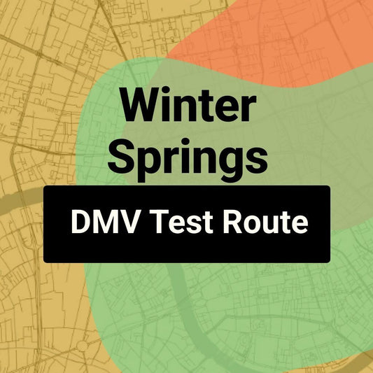 Winter Springs, Florida DMV Driving Test Routes