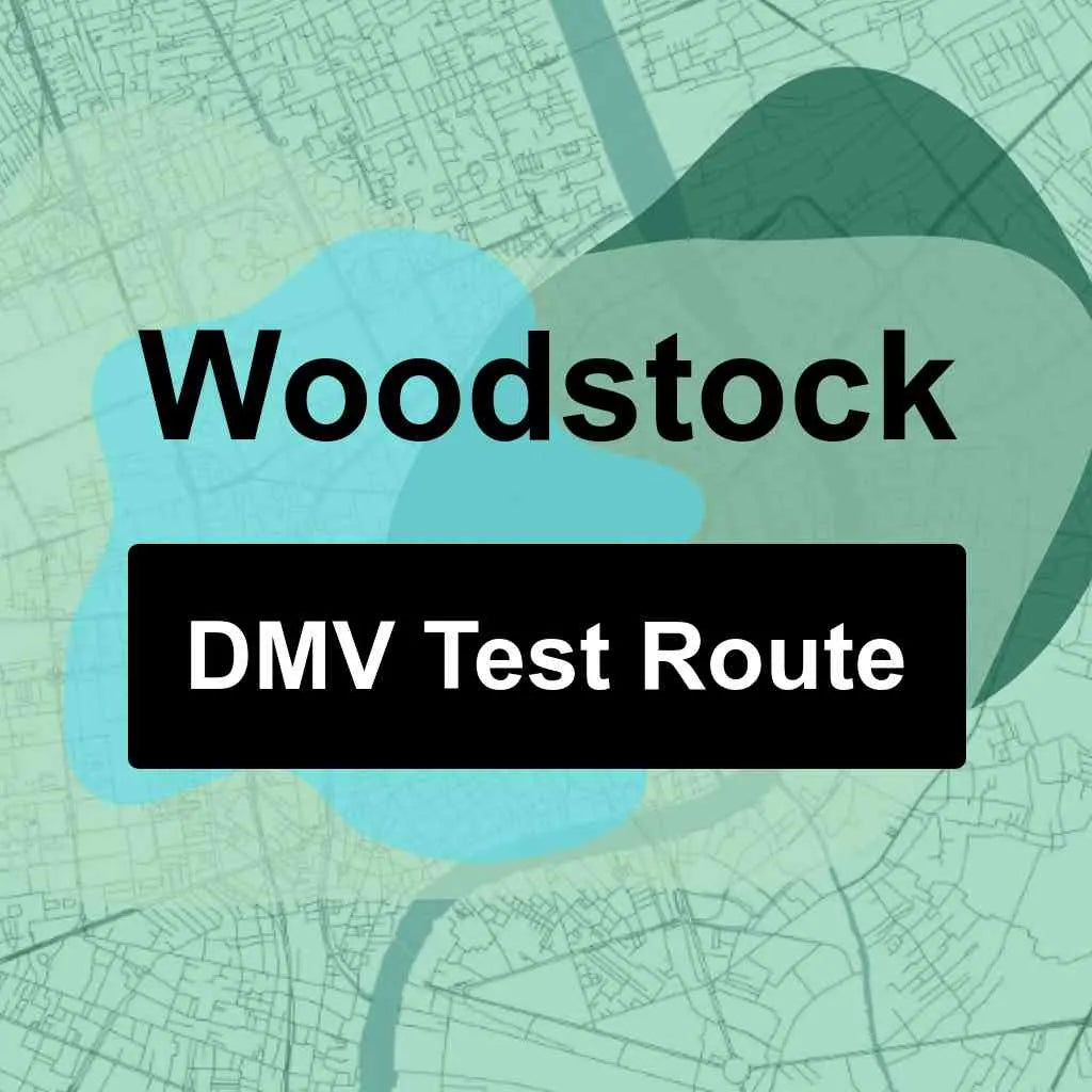 Woodstock, Virginia DMV Driving Test Routes