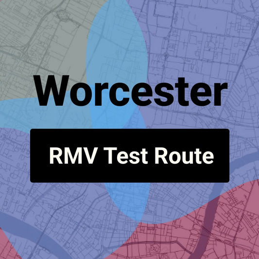 Worcester, Massachusetts RMV Driving Test Routes